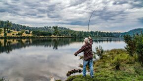 Woman Doing Fishing