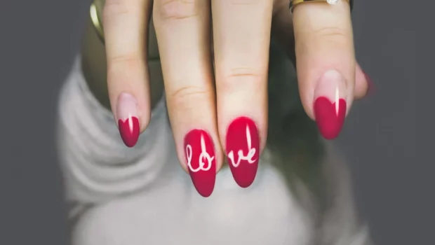 Woman Showing her nails