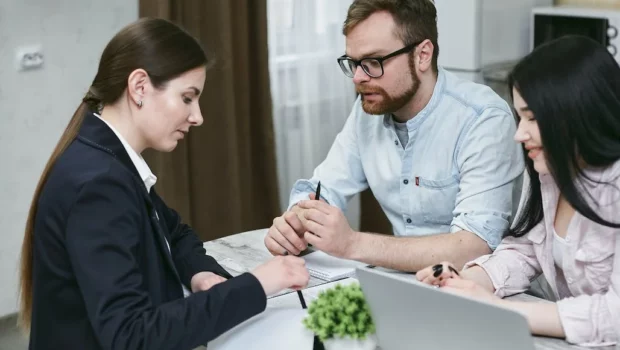 People having business loan Conversation