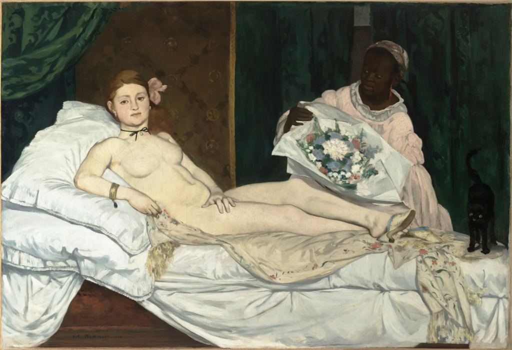 Manet’s 1863 painting “Olympia,” Credit Musée d’Orsay