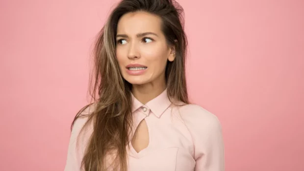 Woman Wearing Pink Top