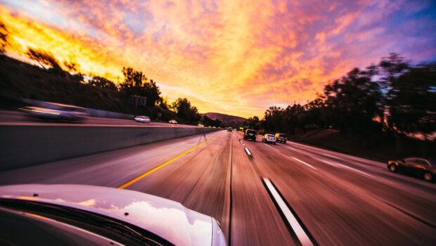 Cars Ahead on Road